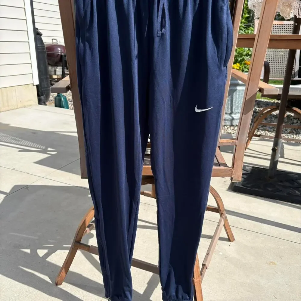 Womens Navy Blue Nike Dri Fit Joggers-NWT Size XS
